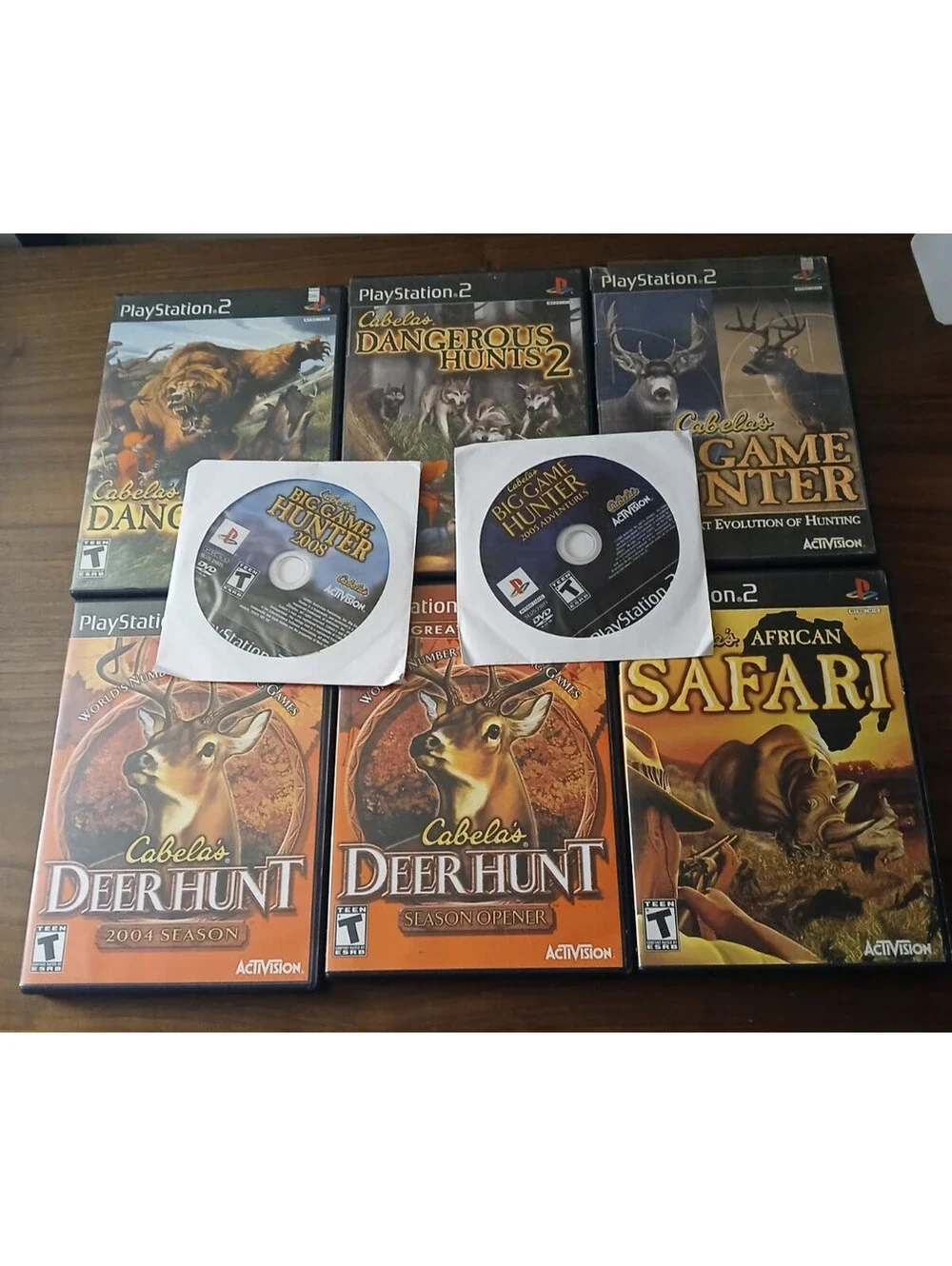 Cabela's (PlayStation 2) Mega Bundle Of 8 (READ)